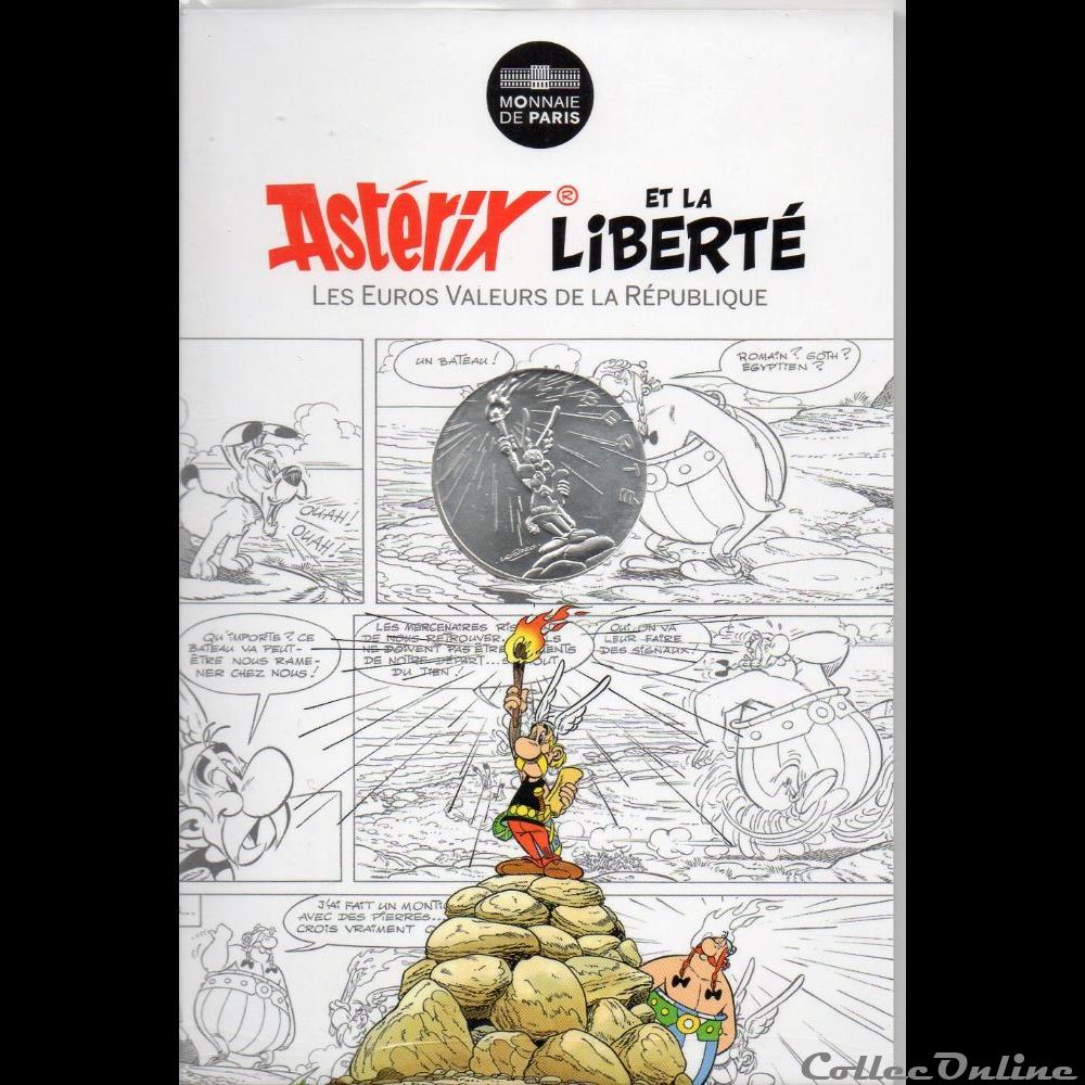 monnaie france moderne 2015 10 euro asterix liberte
