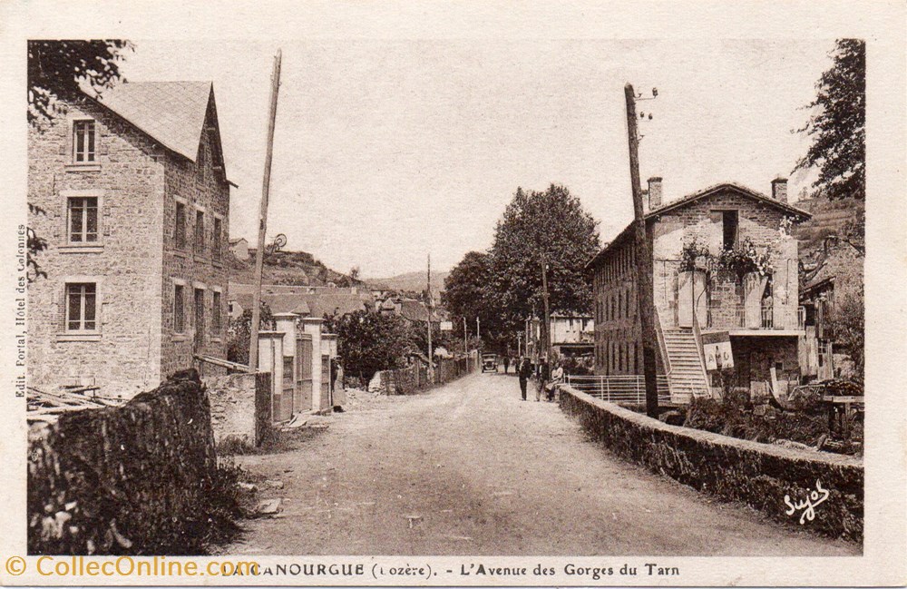 cartes postales europe france c14 avenue des gorges du tarn