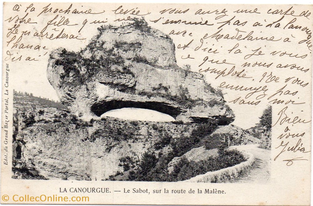 C06 - Le Sabot, sur la route de la Malène cartes postales europe france c06 le sabot sur la route de la malene
