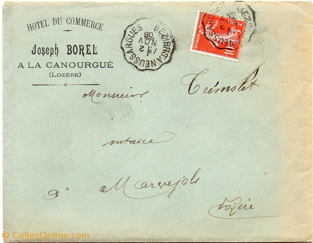 documents anciens factures commerciaux borel joseph 1908