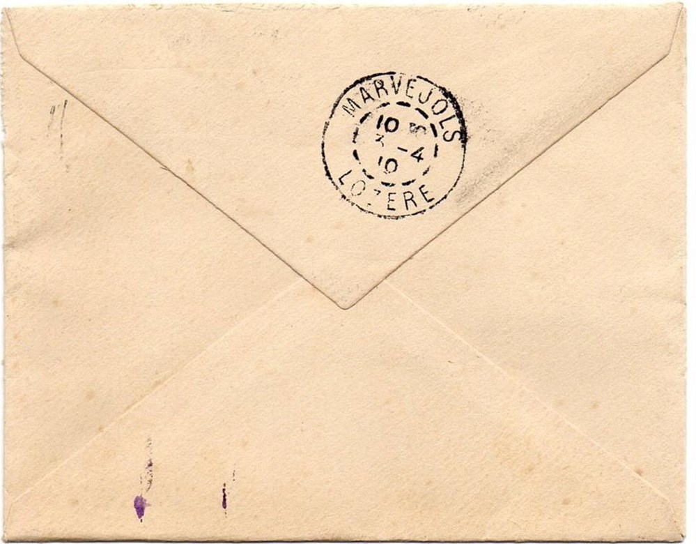 1910 - Cachets types A3 documents anciens marques postales europe 1910 cachets types a3