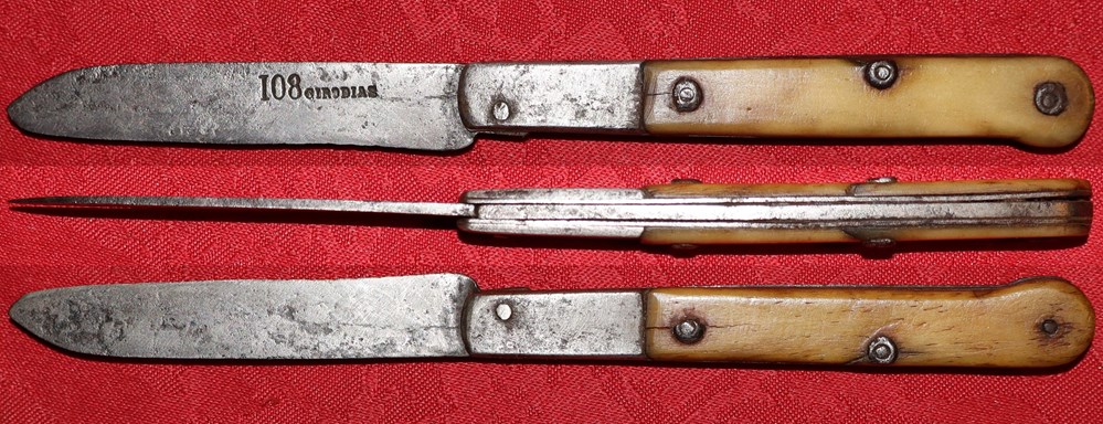 Couteau Fénérol, Girodias, Thiers couteaux regionaux couteau fenerol girodias thiers