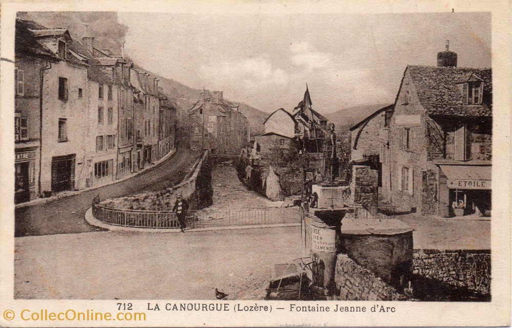 C03 - 712 - Fontaine Jeanne d'Arc cartes postales europe france c03 712 fontaine jeanne arc