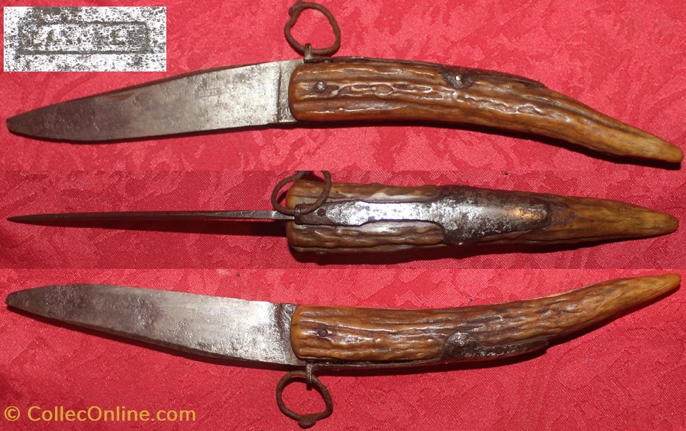 Couteau à cran d'arrêt - Langres couteaux de chasse couteau a cran arret langres