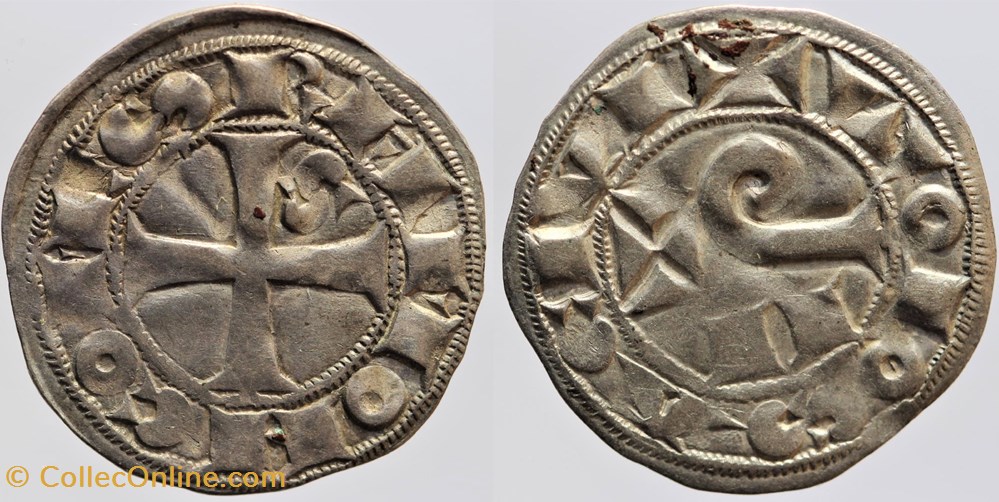 Languedoc - Toulouse - Raymond V-VI-VII - Denier monnaies france feodales languedoc toulouse raymond v vi vii denier