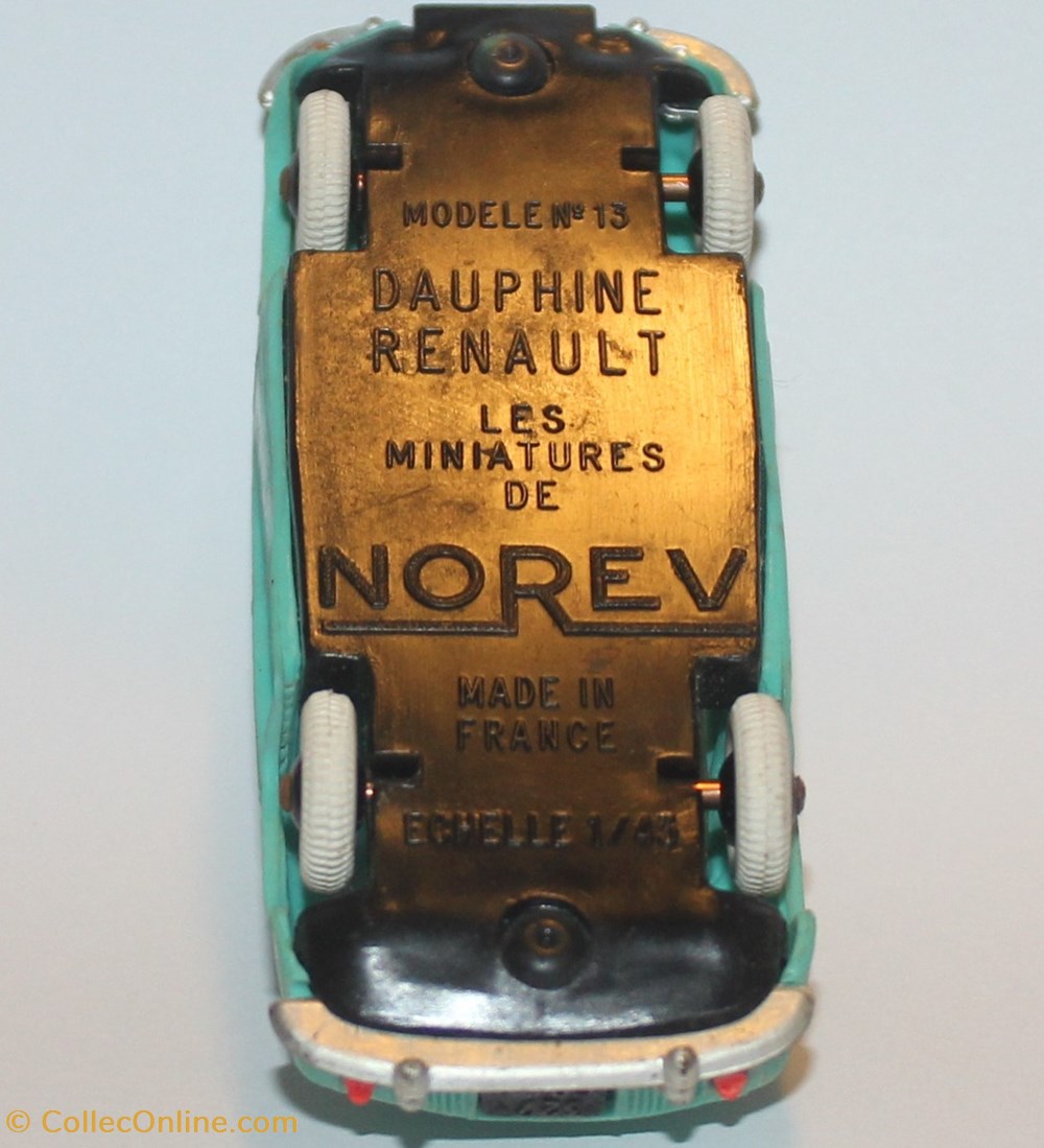 NOREV - Dauphine, Renault, 1/43e modeles reduits voitures norev dauphine renault 1 43e