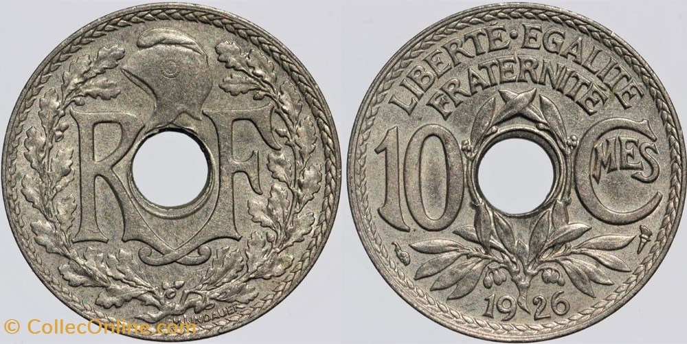 monnaies monde france f 138 lindauer 10 c 1926