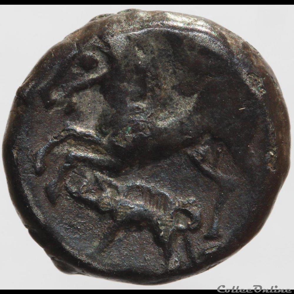série 1169B DT 3536 drachme au sanglier monnaie antique gauloise serie 1169b dt 3536 drachme au sanglier