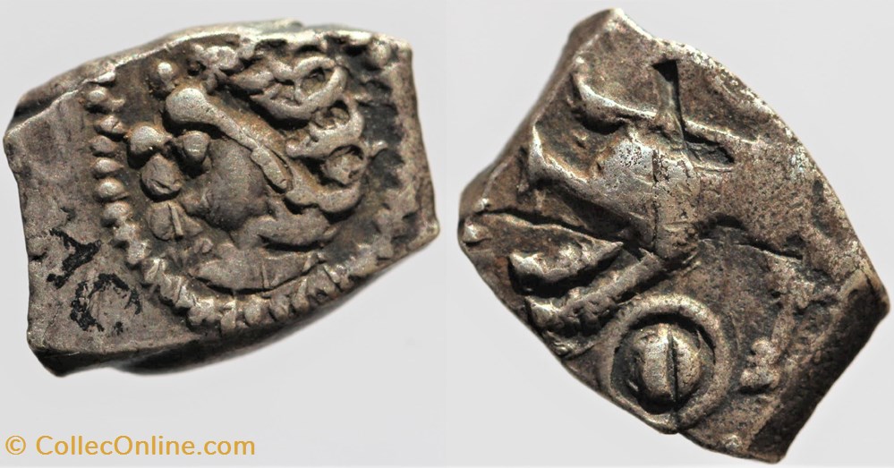 monnaies antiques av jc ap celtes rutenes drachme au sanglier