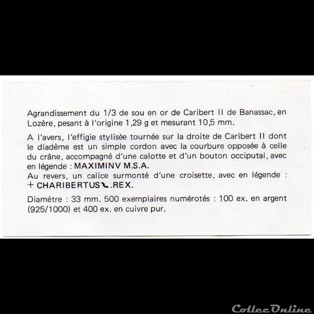 1990 (vers) - Belle monnaies du sol de France medailles 1990 vers belle monnaies du sol de france