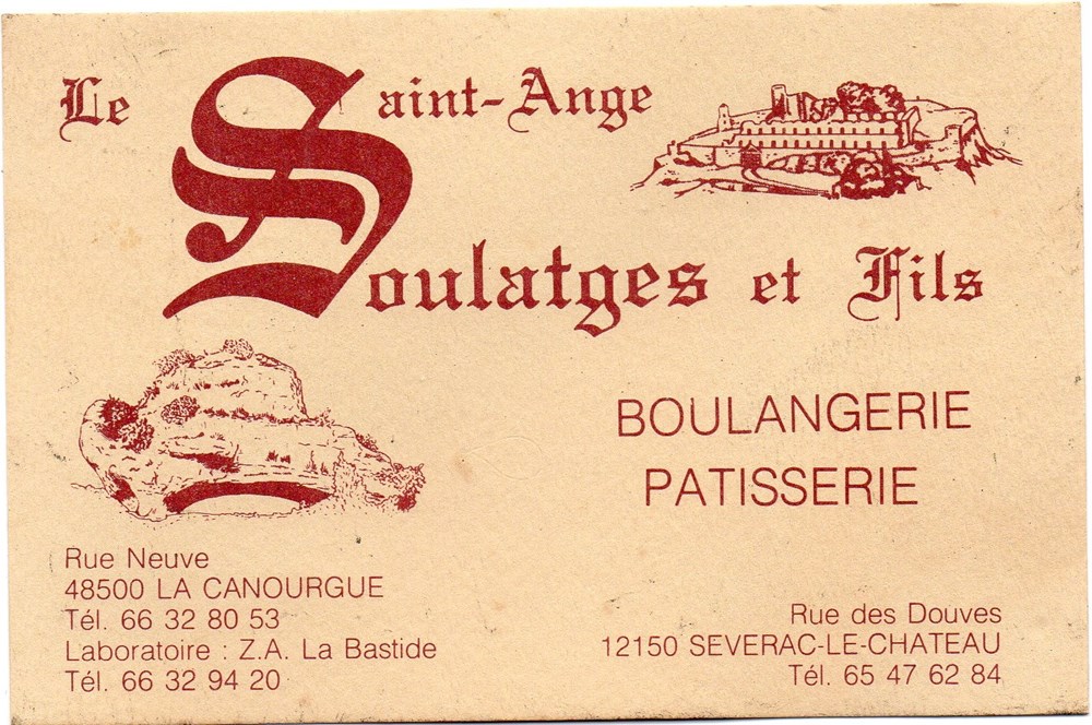 documents anciens factures commerciaux soulatges et fils 1980 1990