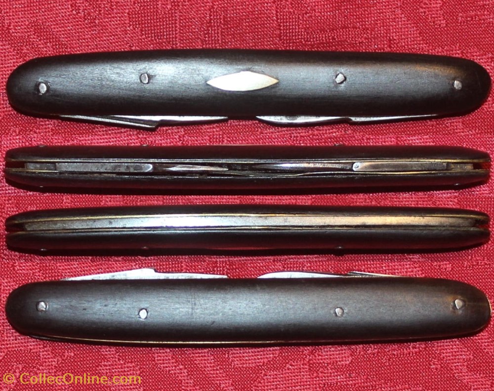 Couteau de notaire ou d'écrivain 2 couteaux couteau de notaire ou ecrivain