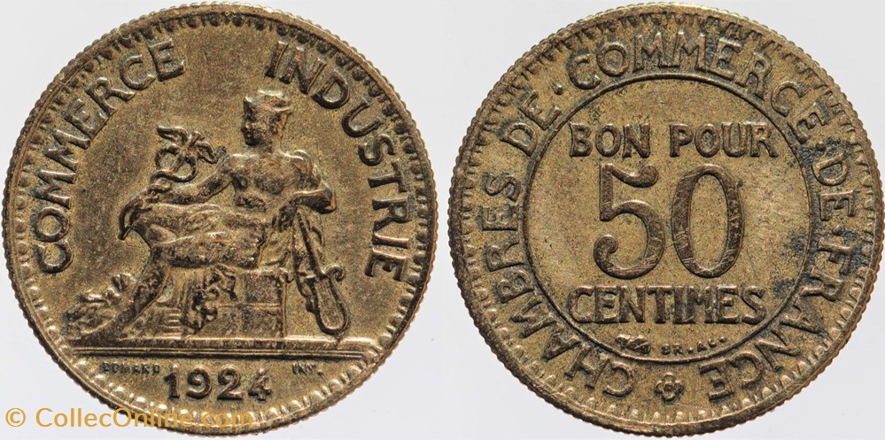 F-191 - Domard - 50 c. - 1924 monnaies monde france f 191 domard 50 c 1924