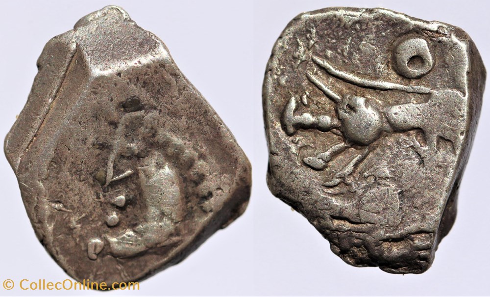 monnaies antiques av jc ap celtes rutenes drachme au sanglier
