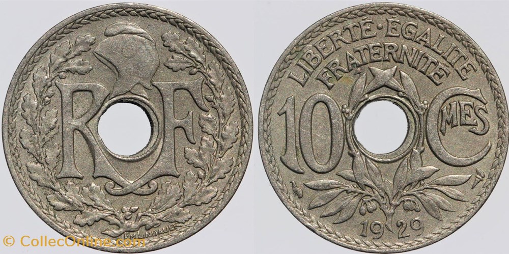 F-138 - Lindauer - 10 c. - 1929 monnaies monde france f 138 lindauer 10 c 1929