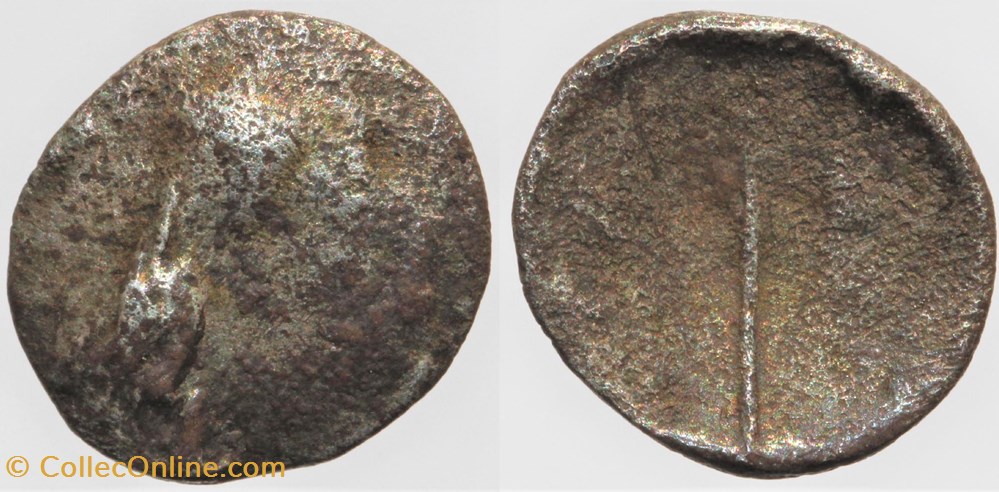 Salyens - Obole monnaies antiques av jc ap celtes salyens obole