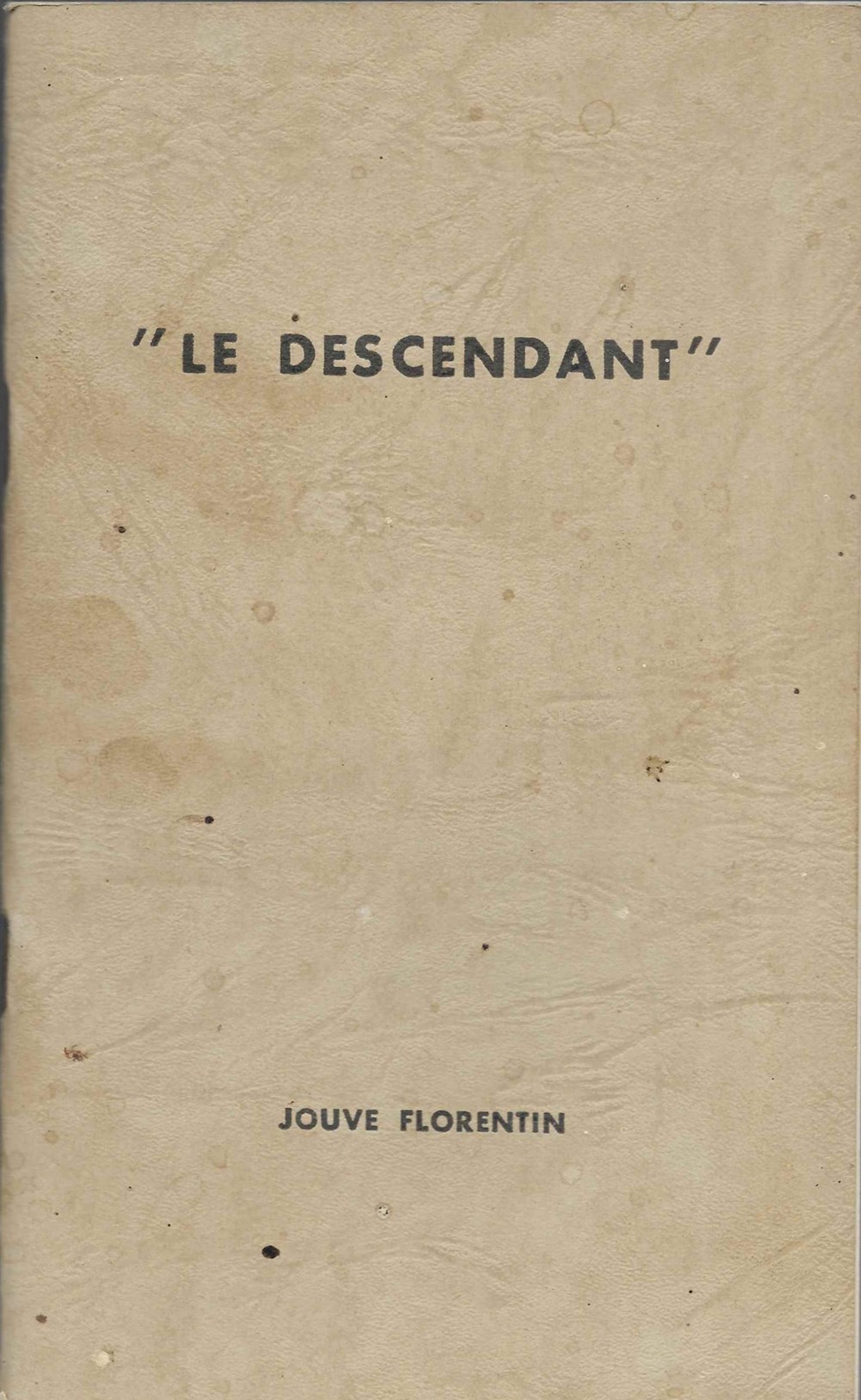 livres bd revues 1960 le descendant