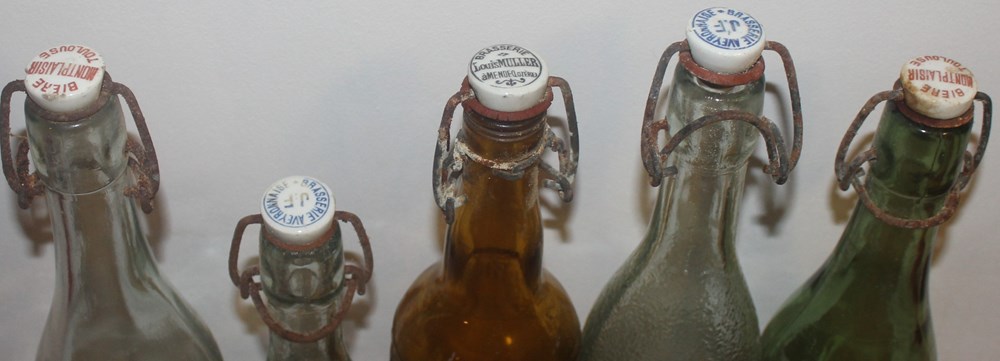 Bouteilles anciennes art de la table argenterie bistrot alimentation bouteilles anciennes
