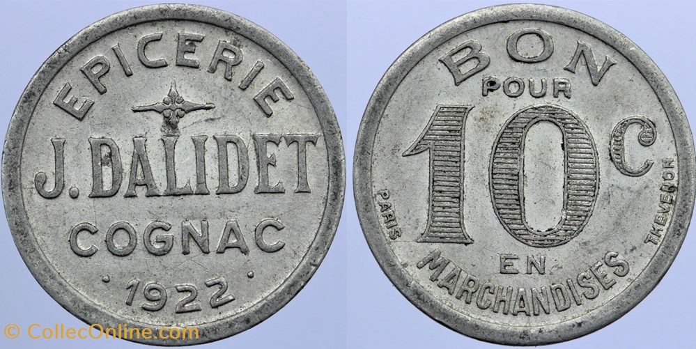 16 - Cognac - 10 centimes monnaies monde france 16 cognac 10 centimes