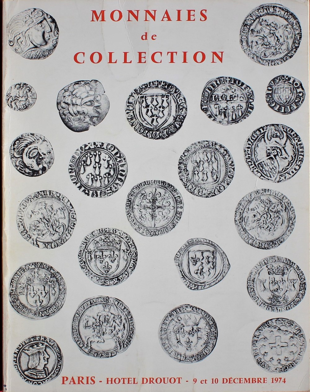 monnaies livres ouvrages ventes 1974 vente drouot