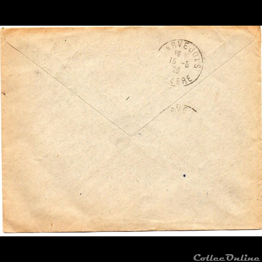 1928 - Cachets type B4 marque postale europe france 1928 cachets type b4