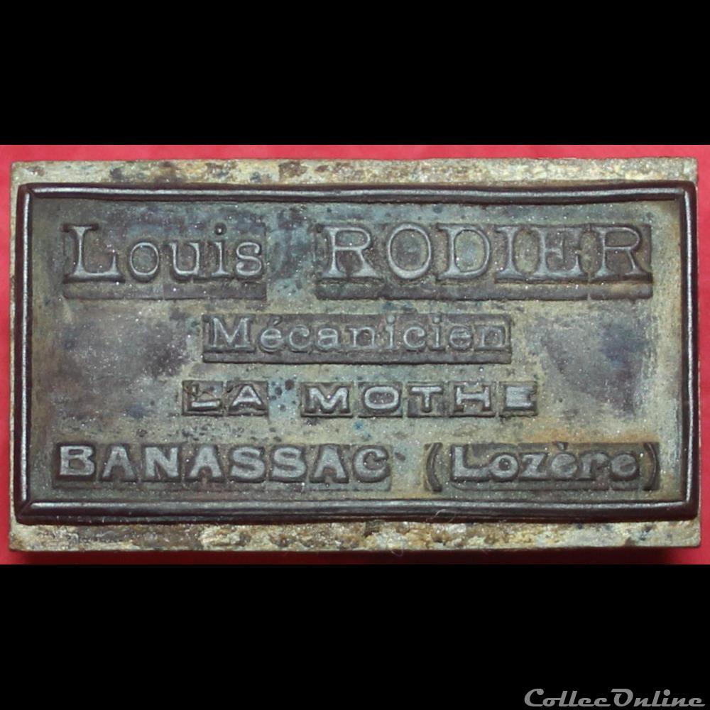 Tampon encreur L. Rodier 3 art antiquites autres tampon encreur l rodier