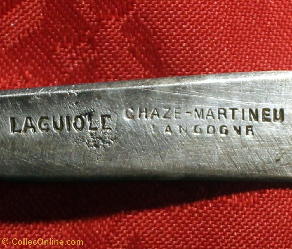 Laguiole, Chaze-Martinen à Langogne 4 couteaux laguiole chaze martinen a langogne