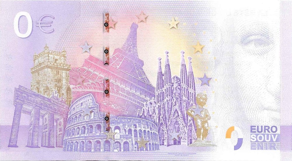 0 Euro souvenir - La Bête du Gévaudan billets europe france 0 euro souvenir la bete du gevaudan