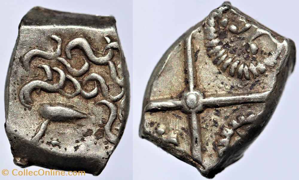 monnaies antiques av jc ap celtes rutenes drachme du type de goutrens