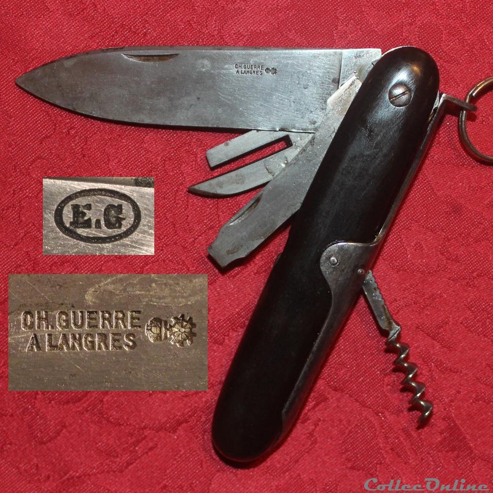 Navette, Ch. Guerre à Langres 2 couteaux navette ch guerre a langres
