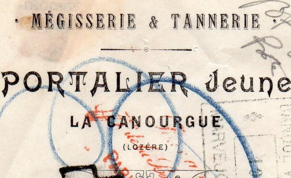 Portalier Jeune (1923) documents anciens factures commerciaux portalier jeune 1923