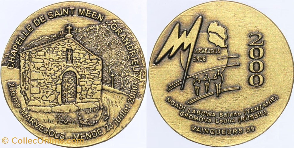 medailles france 2000 marvejols mende