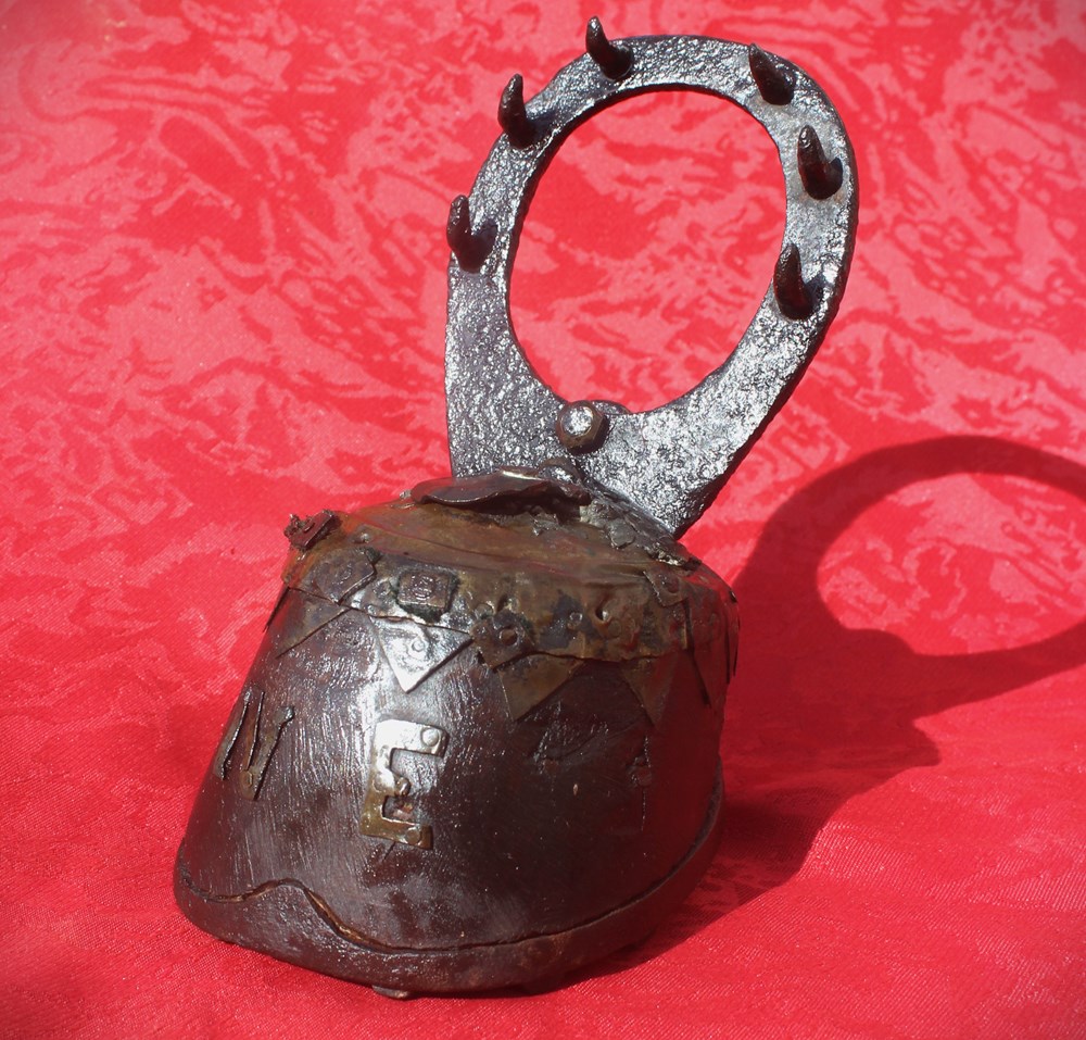 Art populaire, encrier antiquites art populaire encrier
