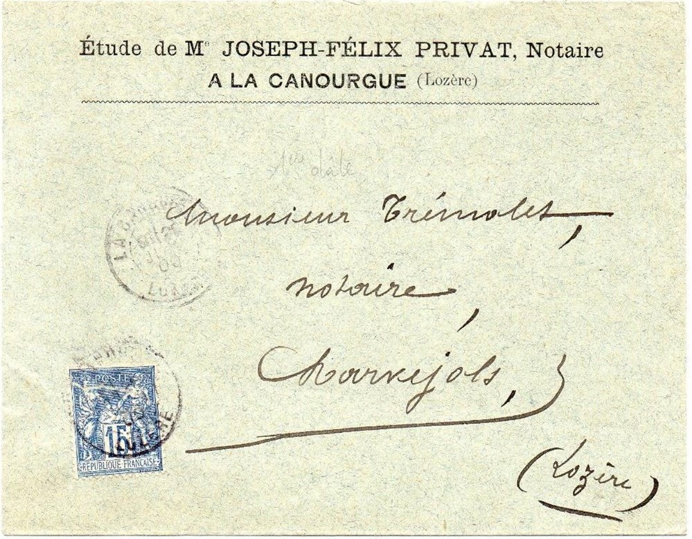 Privat Joseph-Félix (1900) documents anciens factures commerciaux privat joseph felix 1900