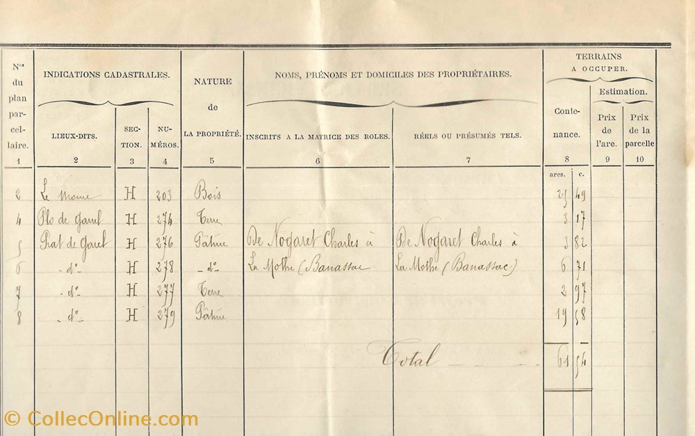 1893 - Service vicinal documents anciens autres 1893 service vicinal