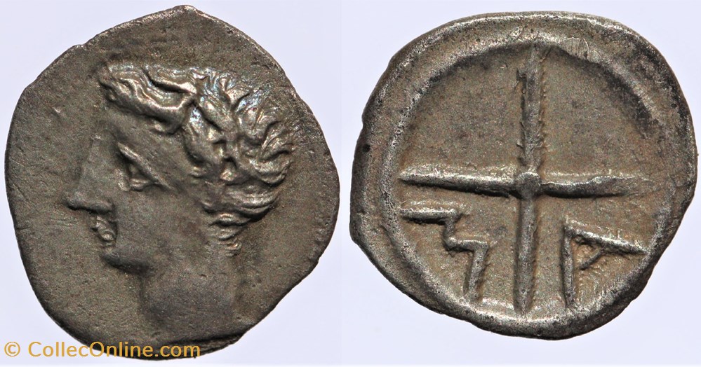 monnaies antiques av jc ap celtes massalia obole ma