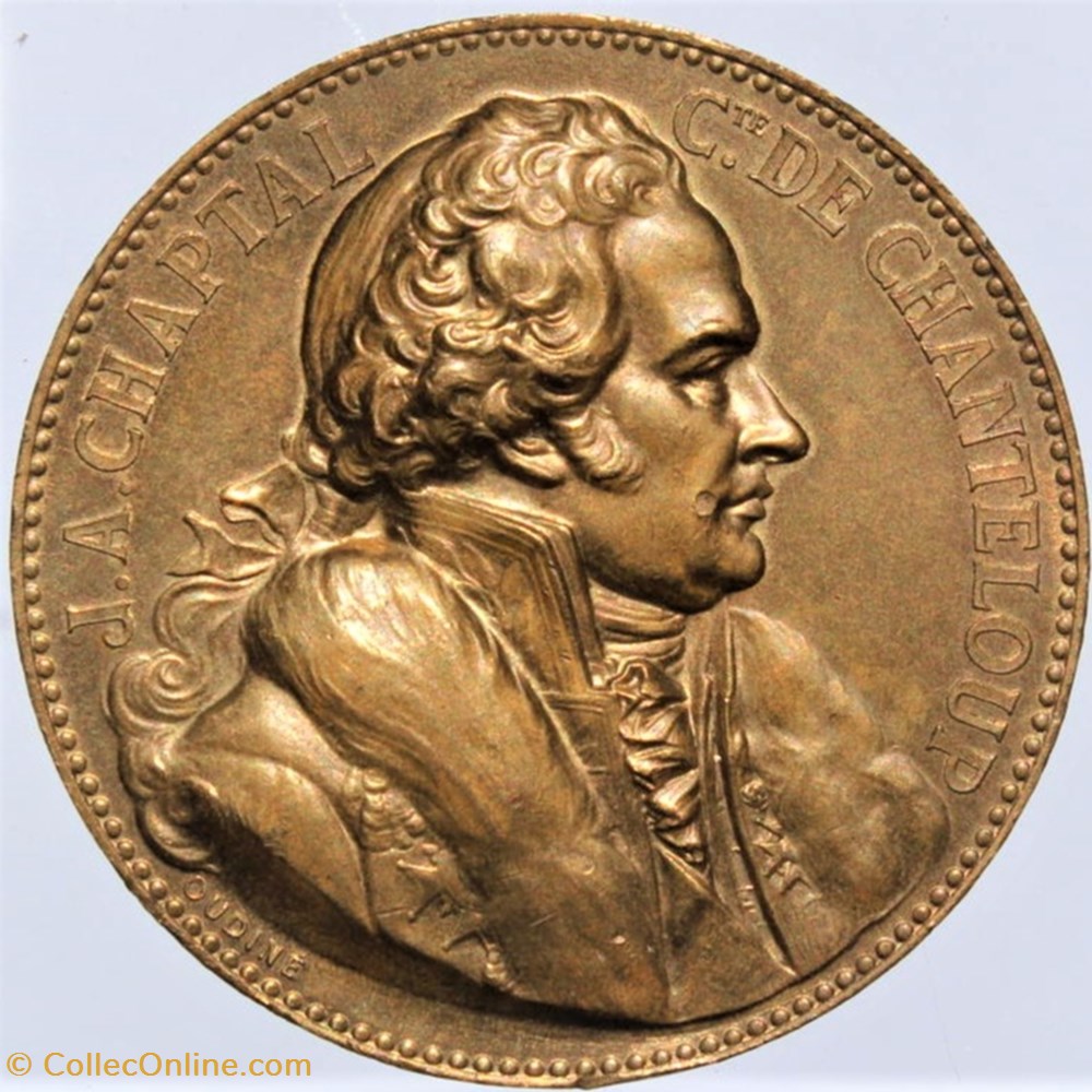 Jean-Antoine Chaptal 2 medailles france jean antoine chaptal