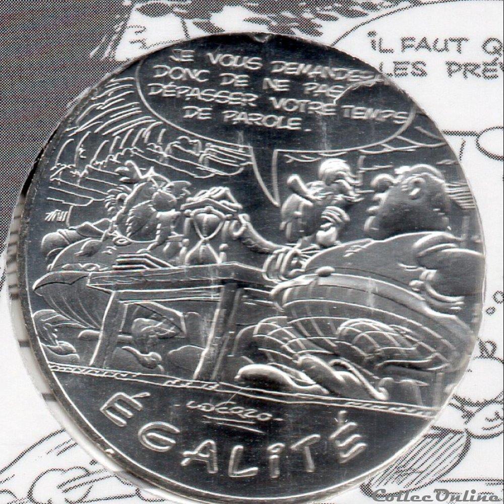 monnaie france 2015 10 euro asterix egalite