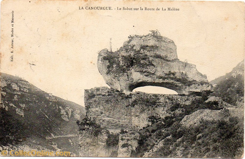 C04 - Le Sabot sur la Route de la Malène cartes postales europe france c04 le sabot sur la route de la malene