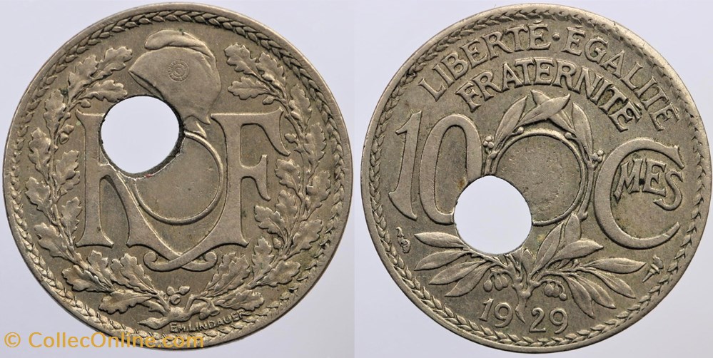 F-138 - Lindauer - 10 c. - 1929 monnaies monde france f 138 lindauer 10 c 1929