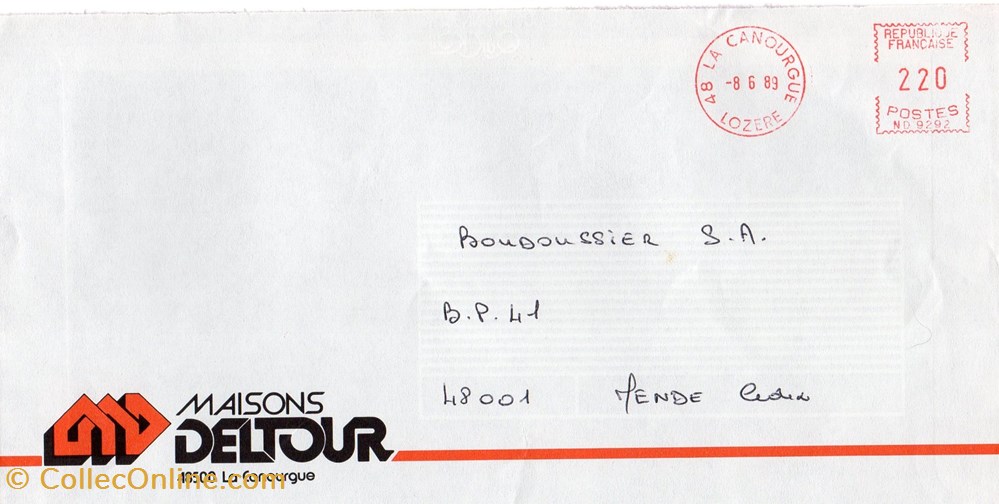 Deltour Roger (1983) documents anciens factures commerciaux deltour roger 1983