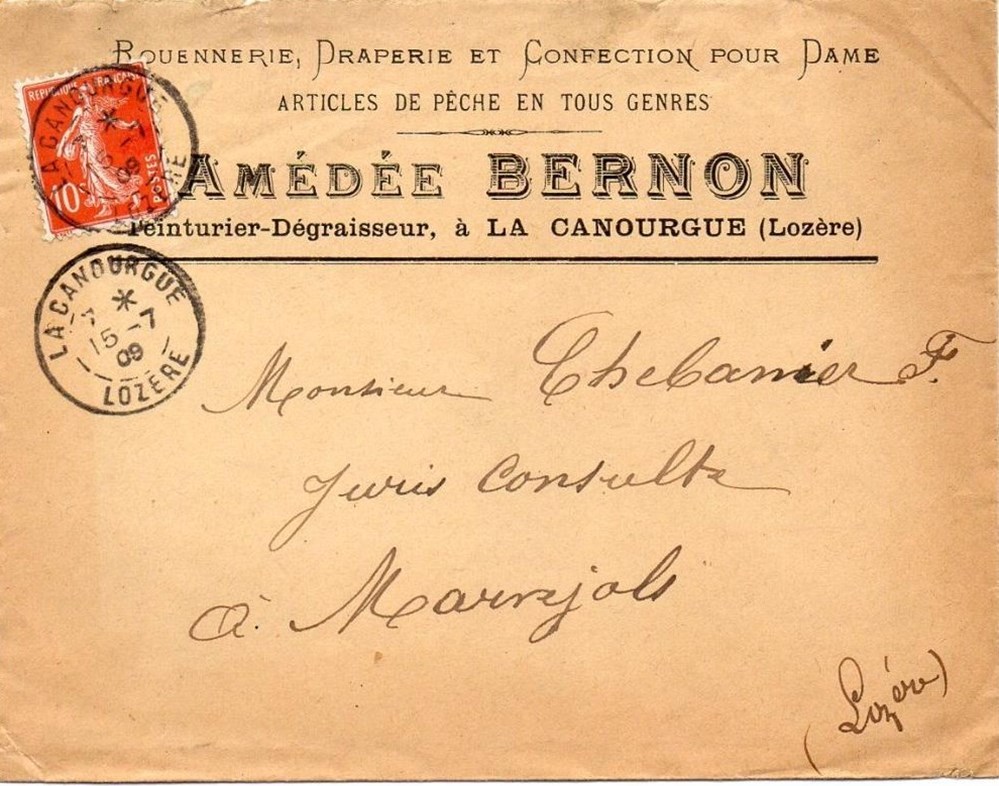 documents anciens marques postales europe 1909 cachets types a3