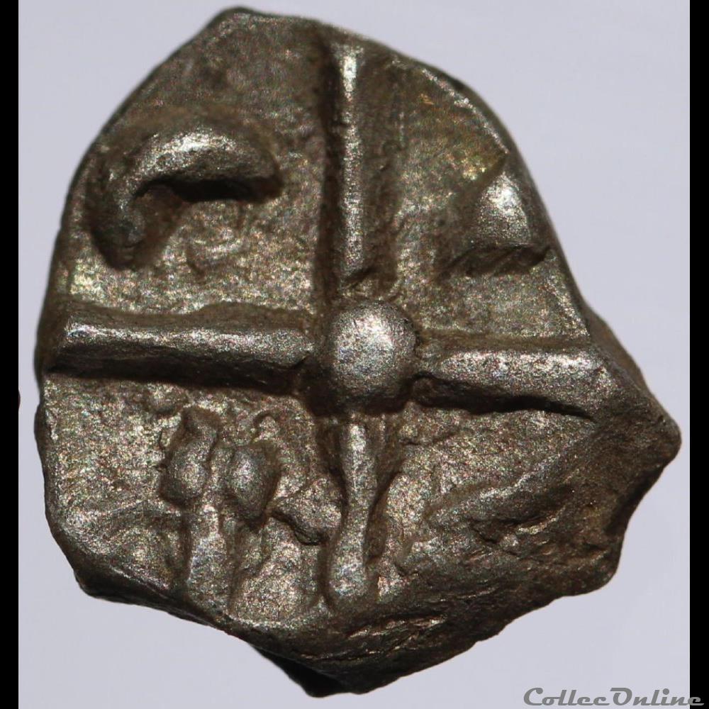 monnaie antique gauloise cl serie 9 5 obole aux lunules