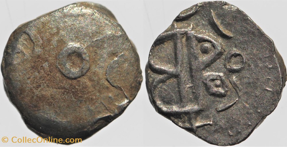 Denier du type Plassac 154 monnaies europe medievale royaumes francs denier du type plassac 154