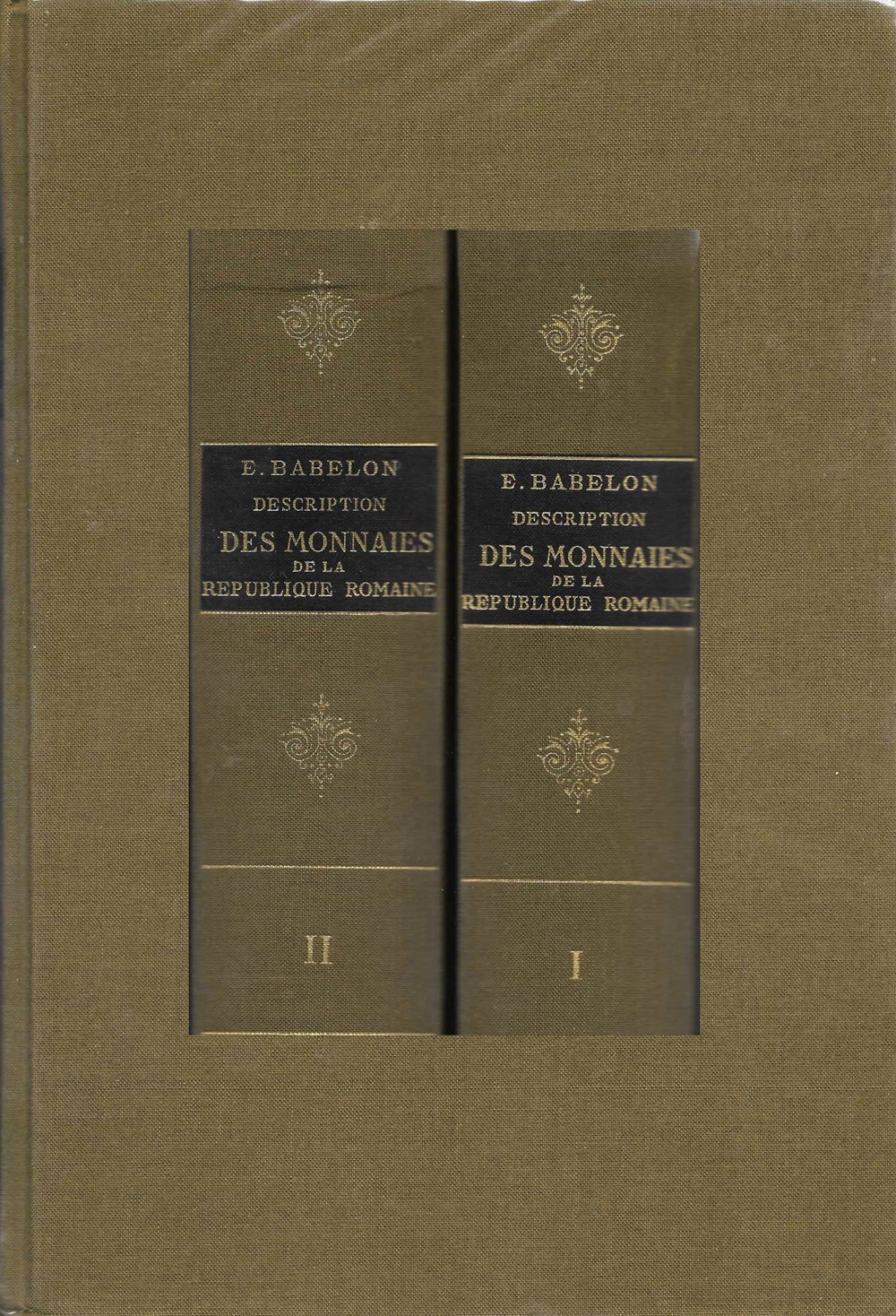 1983 - Description Historique... - E. Babelon monnaies livres ouvrages 1983 description historique e babelon