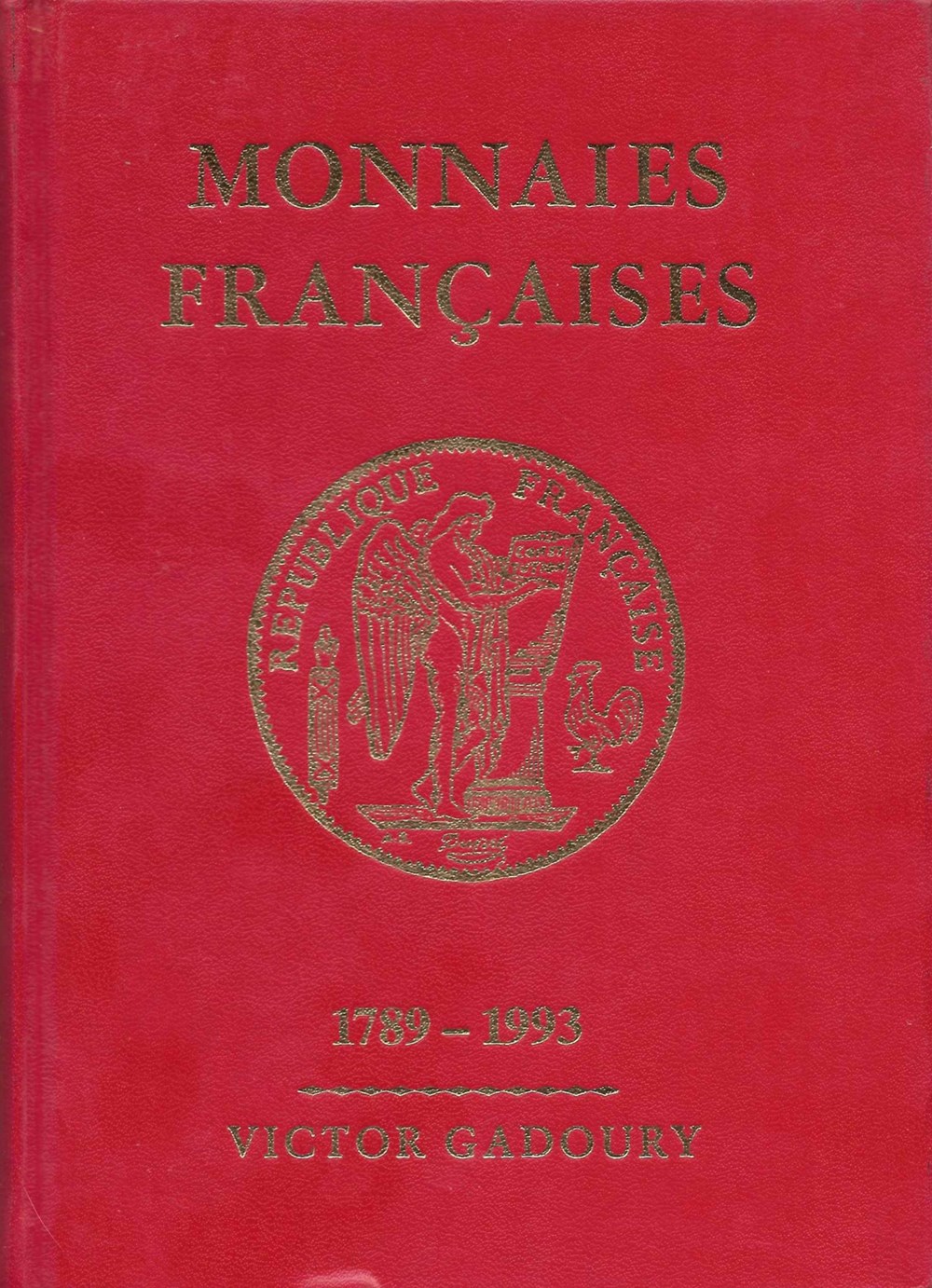 monnaies livres ouvrages 1993 argus gadoury v gadoury