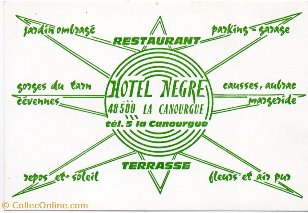 Nègre (vers 1970) documents anciens factures commerciaux negre vers 1970