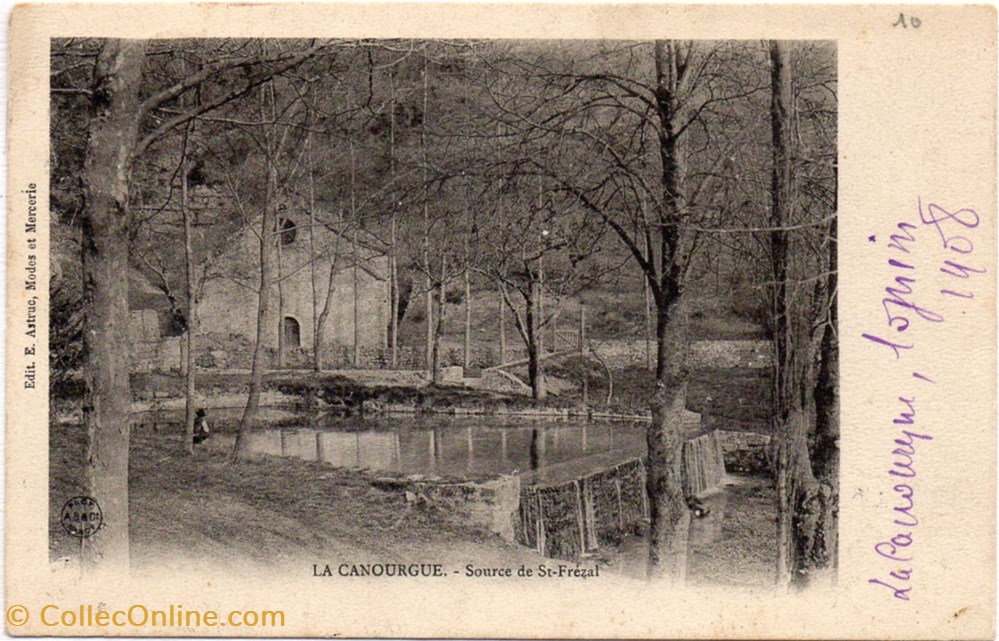 cartes postales europe france c04 source de st frezal