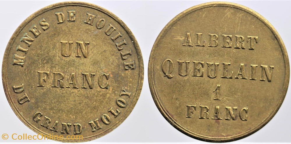 monnaies monde france 71 le grand moloy 1 franc
