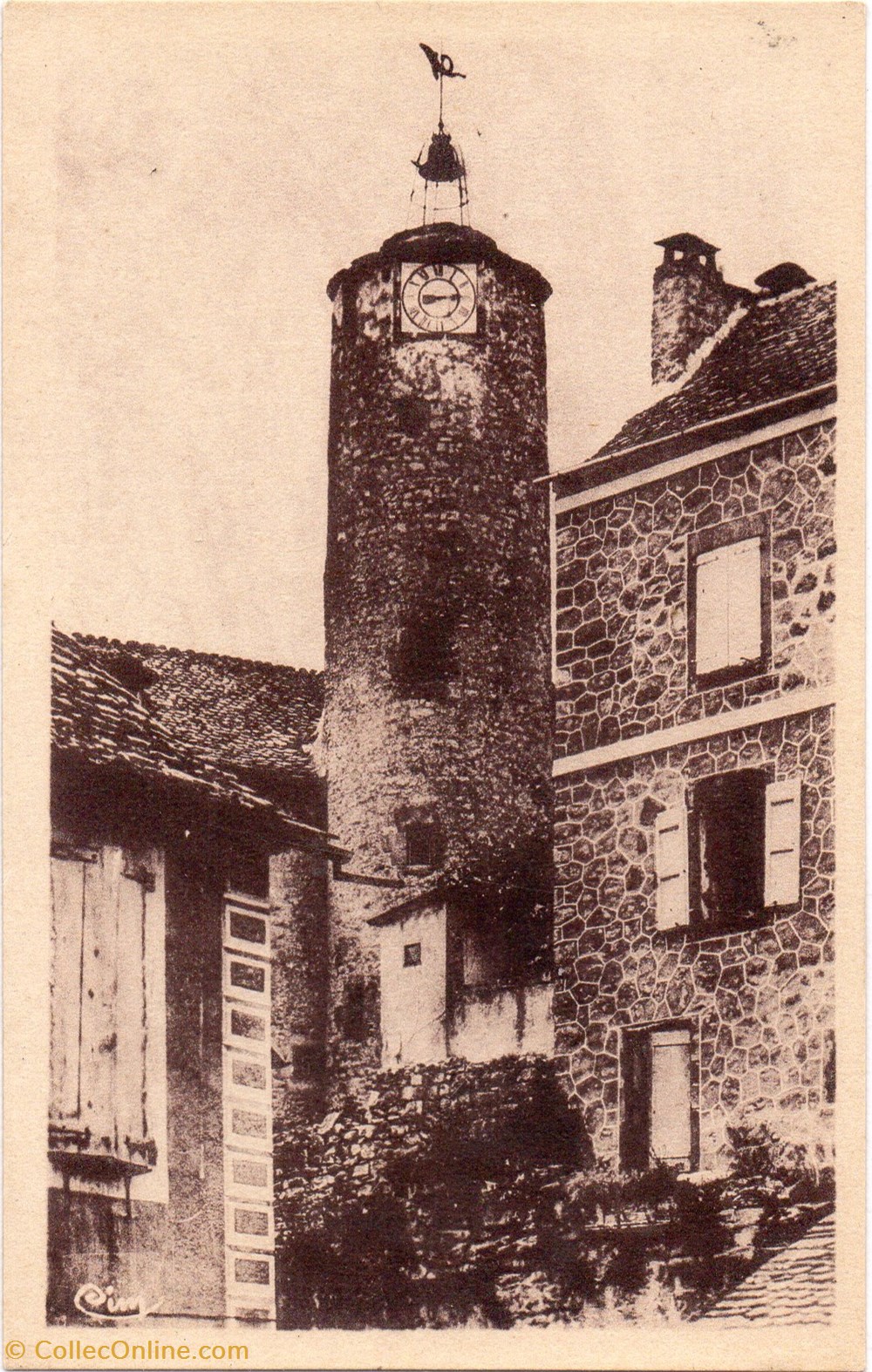 cartes postales europe france c07 horloge
